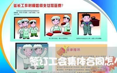 签订工会集体合同怎么写/2023041474916