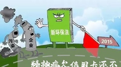 精神病欠信用卡还不上由谁来还