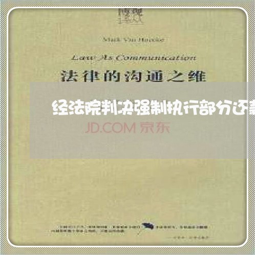 经法院判决强制执行部分还款 经法院判决强制执行部分还款