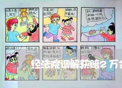 经法院调解获赔2万余元