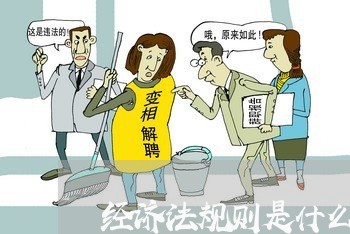 经济法规则是什么