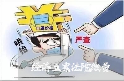 经济立案法院缴费