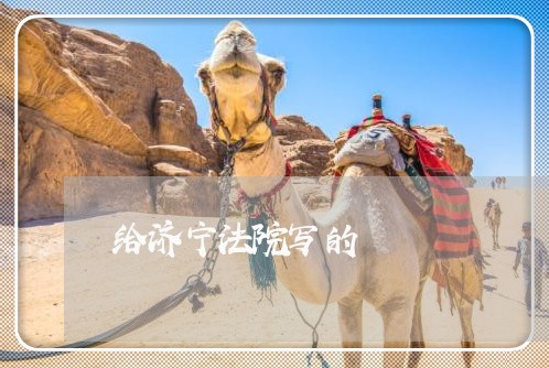 给济宁法院写的 给济宁法院写的