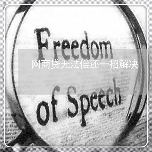 网商贷无法偿还一招解决/2023012269390 网商贷无法偿还一招解决/2023012269390