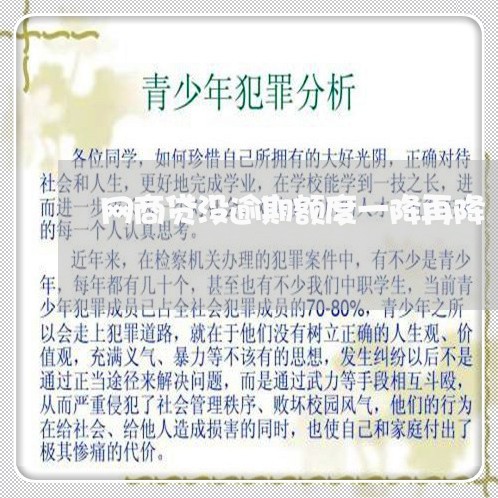 网商贷没逾期额度一降再降/2023012140685 网商贷没逾期额度一降再降/2023012140685