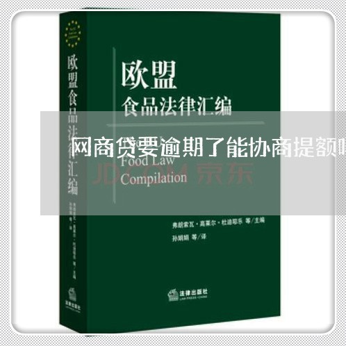 网商贷要逾期了能协商提额吗/2023022885829