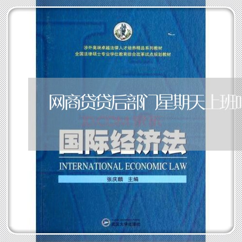 网商贷贷后部门星期天上班吗/2023022849604 网商贷贷后部门星期天上班吗/2023022849604