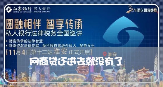 网商贷还进去就没有了/2023120738482