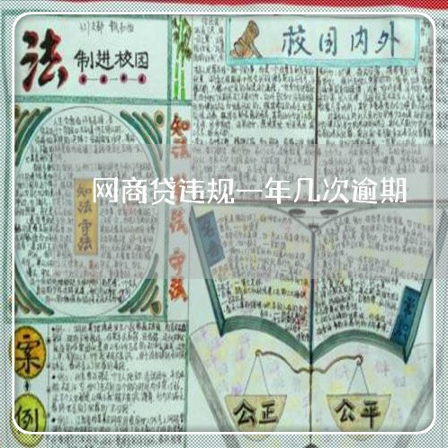 网商贷违规一年几次逾期/2023030118379 网商贷违规一年几次逾期/2023030118379