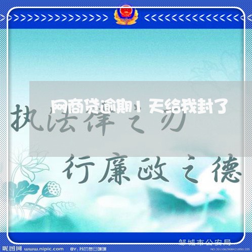 网商贷逾期1天给我封了/2023022671627 网商贷逾期1天给我封了/2023022671627