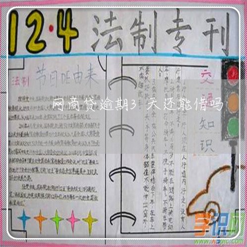 网商贷逾期3天还能借吗/2023022837281