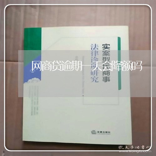 网商贷逾期一天会降额吗/2023012759613