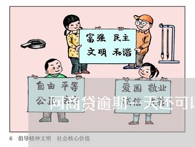 网商贷逾期一天还可以借嘛/2023022838161