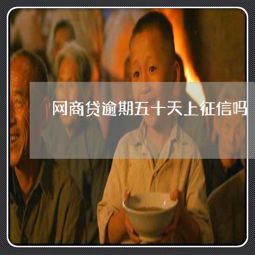 网商贷逾期五十天上征信吗/2023022874837