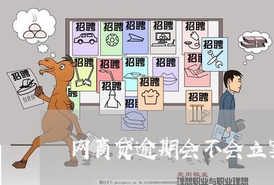 网商贷逾期会不会立案拘留/2023022781829