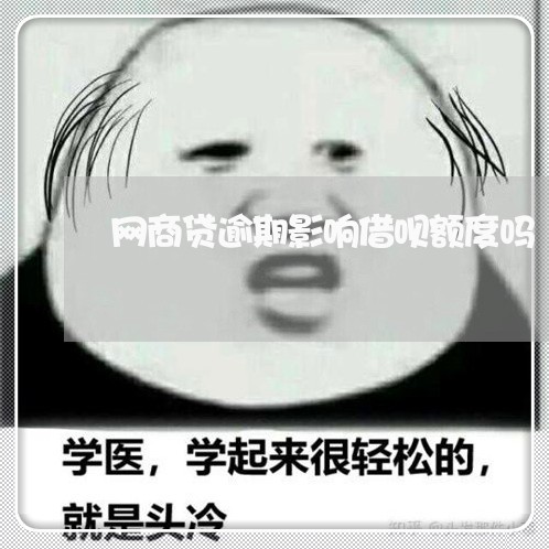 网商贷逾期影响借呗额度吗/2023061615040