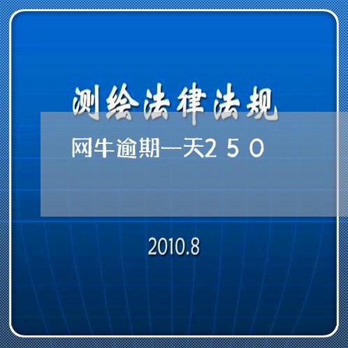 网牛逾期一天250 网牛逾期一天250