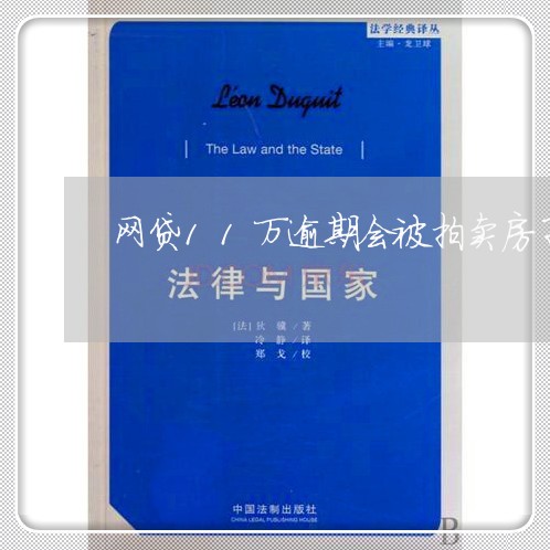 网贷11万逾期会被拍卖房子吗