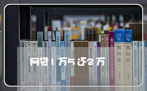 网贷1万5还2万/2023120727271