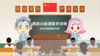 网贷20万不还/2023012112028