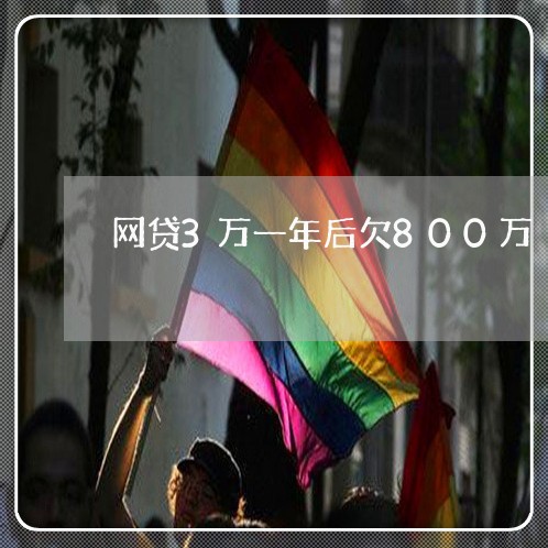 网贷3万一年后欠800万