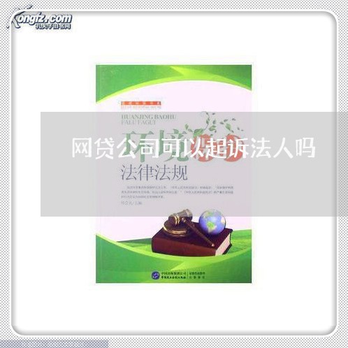 网贷公司可以起诉法人吗/2023112550505