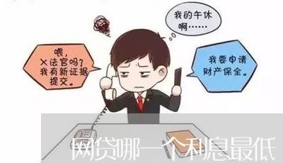 网贷哪一个利息最低/2023100840481