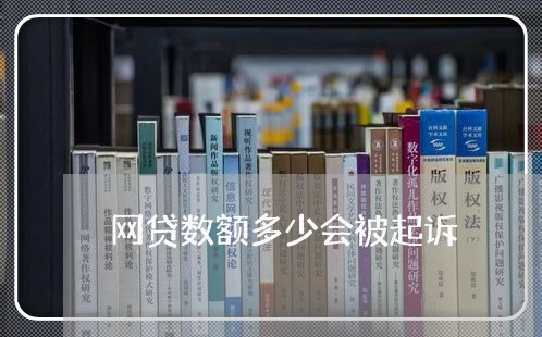 网贷数额多少会被起诉 网贷数额多少会被起诉