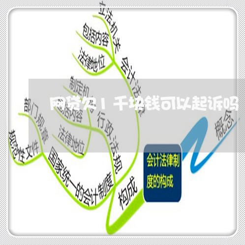 网贷欠1千块钱可以起诉吗 网贷欠1千块钱可以起诉吗