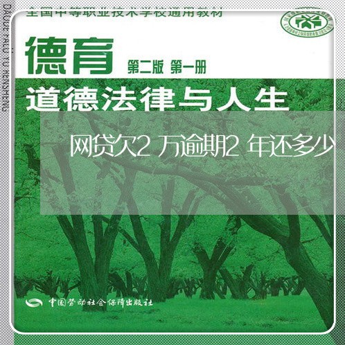 网贷欠2万逾期2年还多少 网贷欠2万逾期2年还多少