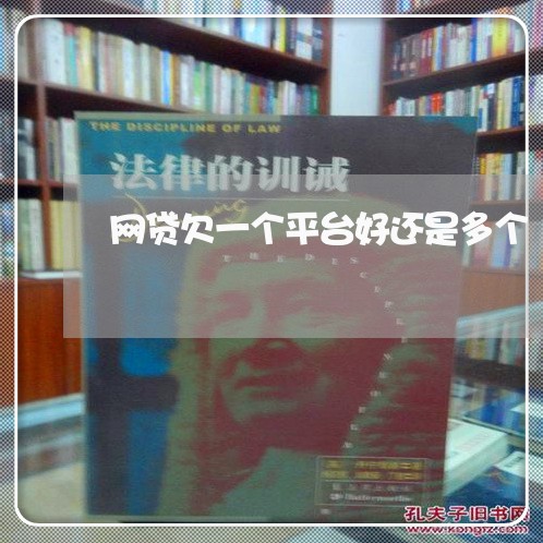 网贷欠一个平台好还是多个 网贷欠一个平台好还是多个