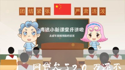 网贷欠了20万还不上要坐牢吗/2023061626180