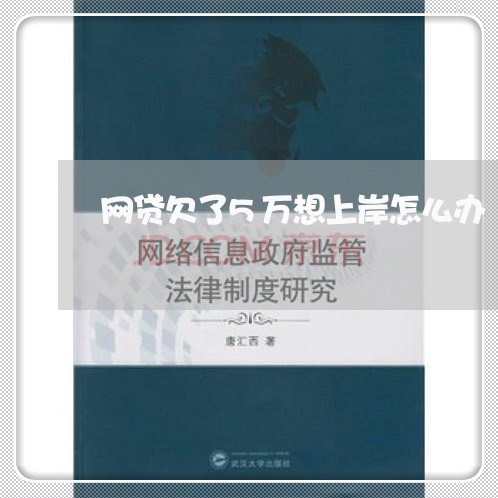 网贷欠了5万想上岸怎么办
