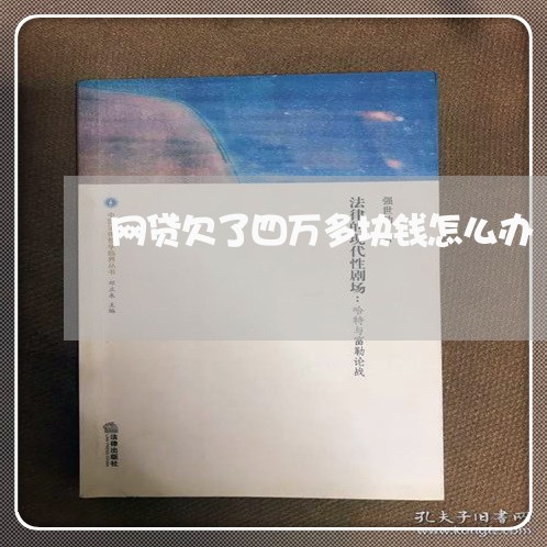 网贷欠了四万多块钱怎么办 网贷欠了四万多块钱怎么办