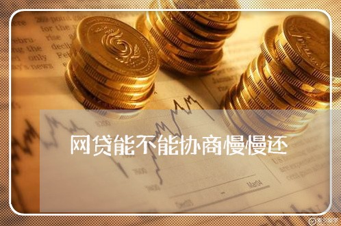 网贷能不能协商慢慢还/2023012190705