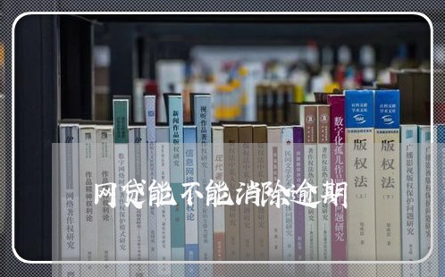 网贷能不能消除逾期 网贷能不能消除逾期