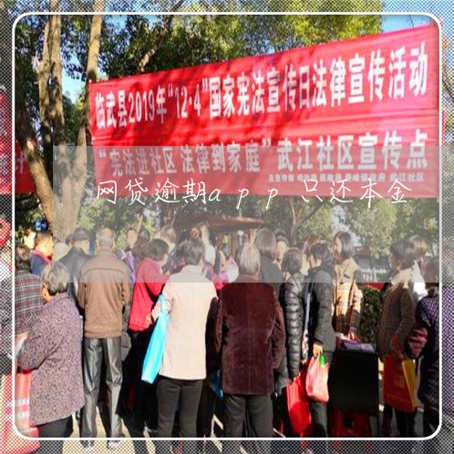 网贷逾期app只还本金