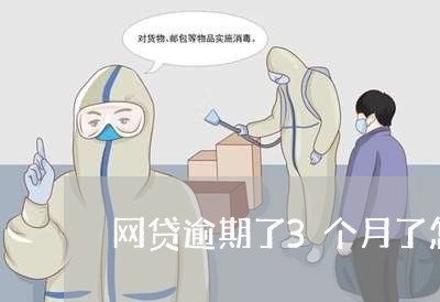 网贷逾期了3个月了怎么办呢/2023061762927