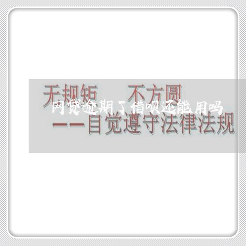 网贷逾期了借呗还能用吗/2023120515926