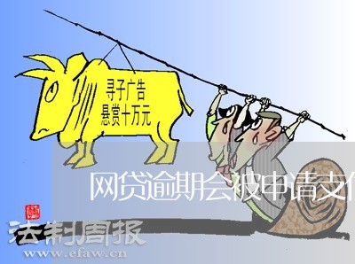 网贷逾期会被申请支付令吗/2023120462816