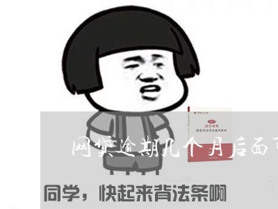 网贷逾期几个月后面可以协商吗/2023012709694 网贷逾期几个月后面可以协商吗/2023012709694