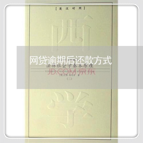 网贷逾期后还款方式