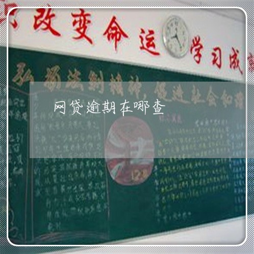 网贷逾期在哪查