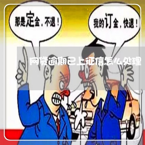 网贷逾期已上征信怎么处理/2023120427240