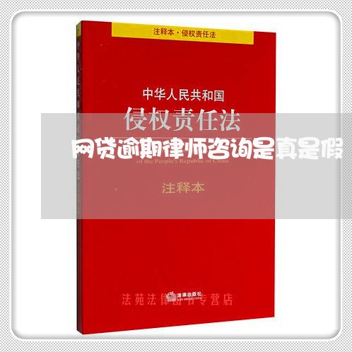 网贷逾期律师咨询是真是假/2023012123837