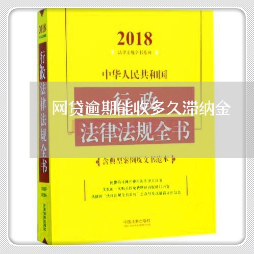 网贷逾期能收多久滞纳金/2023120417369