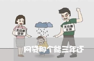 网贷那个能三年还/2023120764249