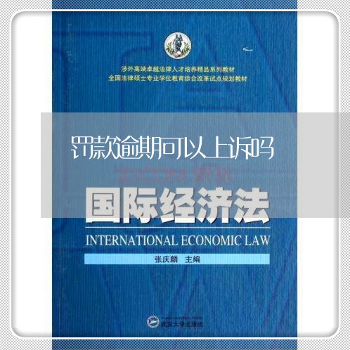 罚款逾期可以上诉吗
