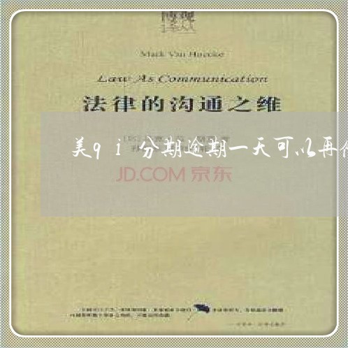 美qi分期逾期一天可以再借吗