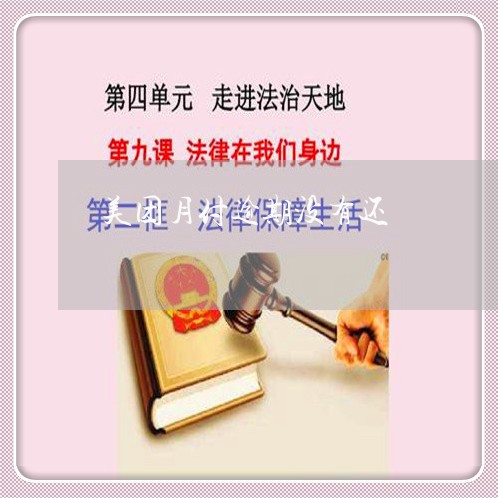 美团月付逾期没有还